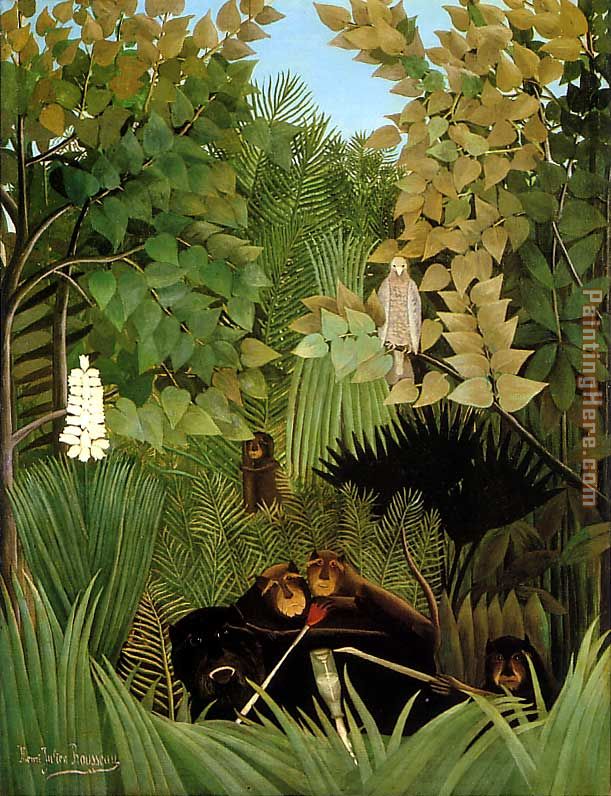 Henri Rousseau The Merry Jesters